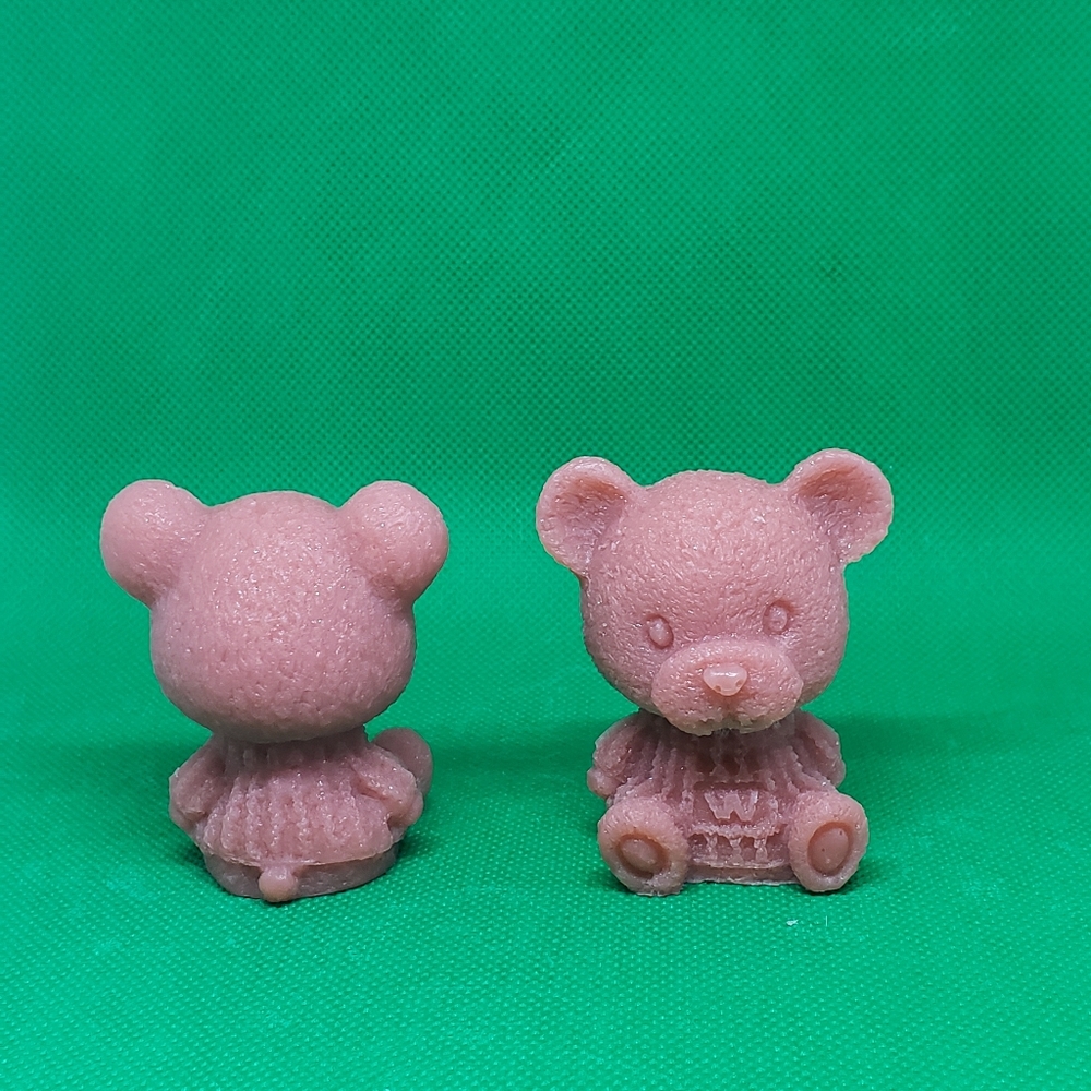 Teddy bear 3d soaps set of 2